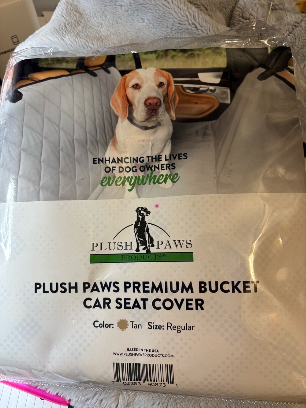 Plush Paws Premium Bucket Car Seat Cover